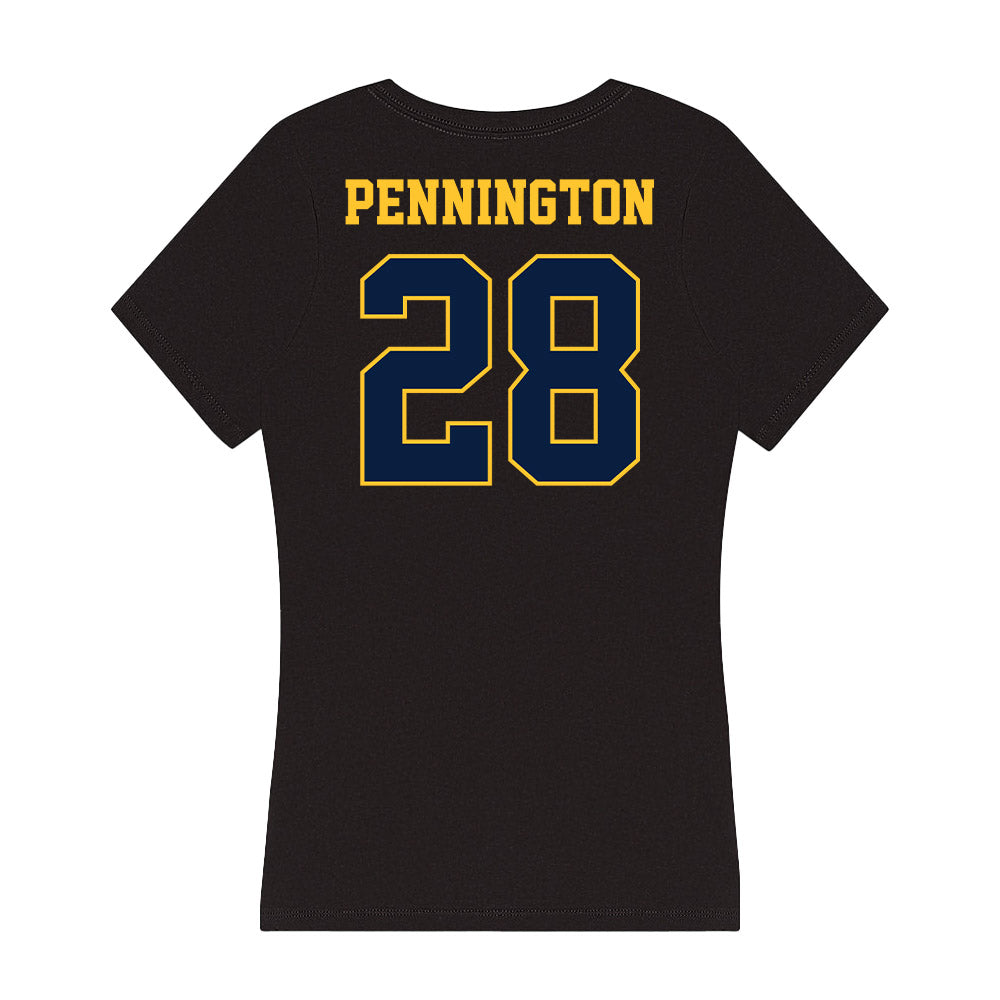 East Tennessee State - NCAA Softball : Catlin Pennington - Women's V-Neck T-Shirt-1