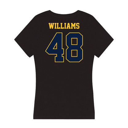 East Tennessee State - NCAA Football : Demetrius Williams - Women's V-Neck T-Shirt-1