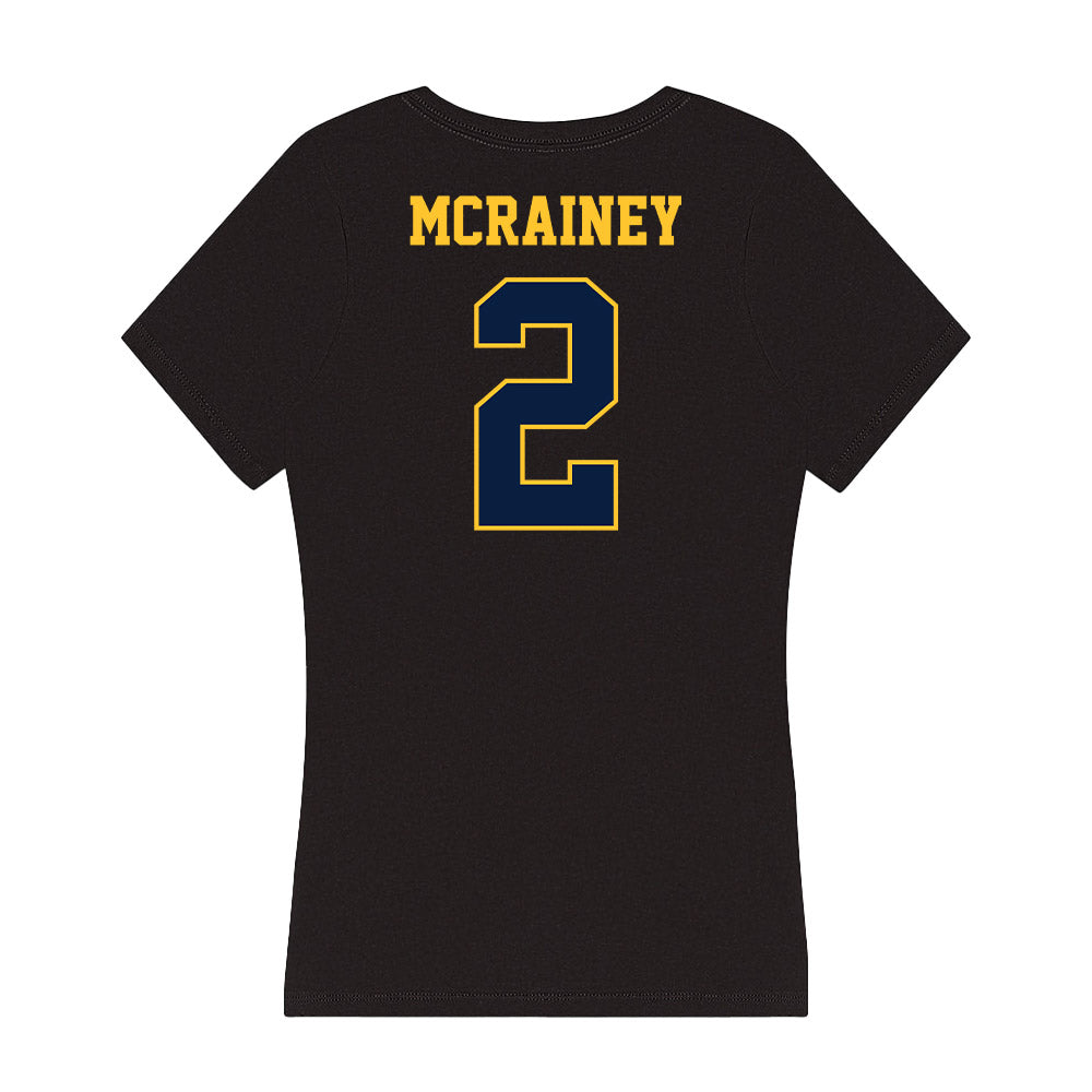 East Tennessee State - NCAA Football : William McRainey - Women's V-Neck T-Shirt-1