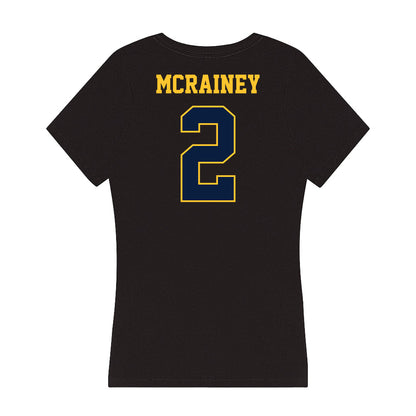 East Tennessee State - NCAA Football : William McRainey - Women's V-Neck T-Shirt-1