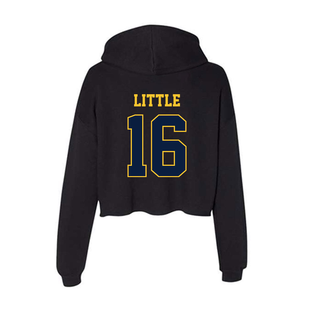 East Tennessee State - NCAA Baseball : Joey Little - Women's Crop Fleece Hoodie-1