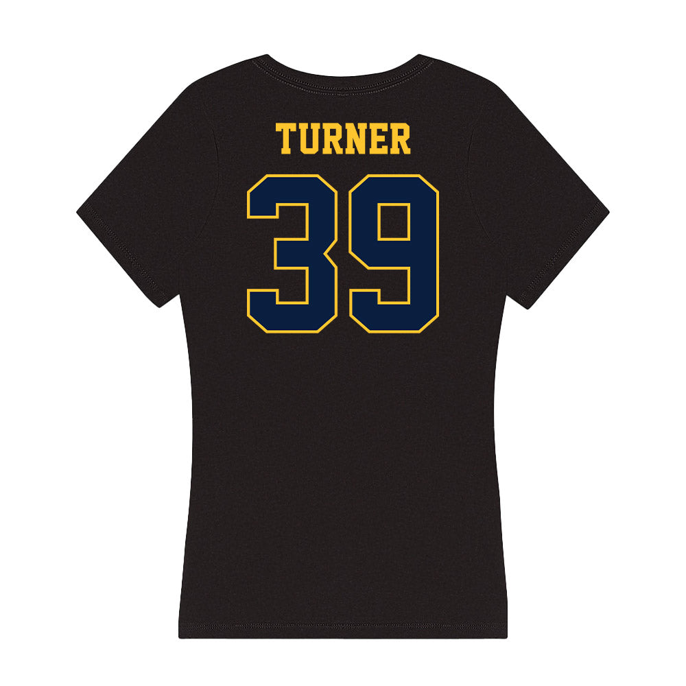 East Tennessee State - NCAA Football : Ethan Turner - Women's V-Neck T-Shirt-1