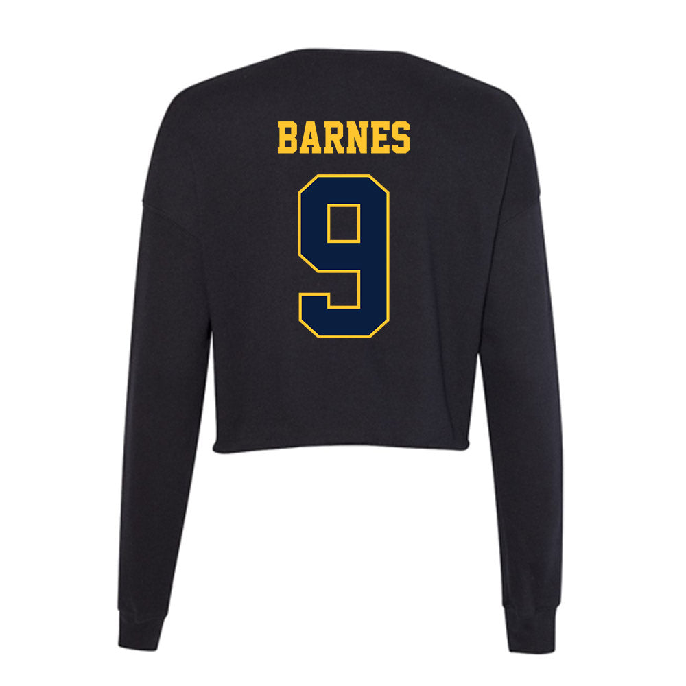 East Tennessee State - NCAA Softball : Marissa Barnes - Women's Cropped Crew Fleece-1