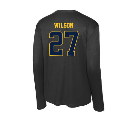 East Tennessee State - NCAA Football : Teddy Wilson - Activewear Long Sleeve T-Shirt-1