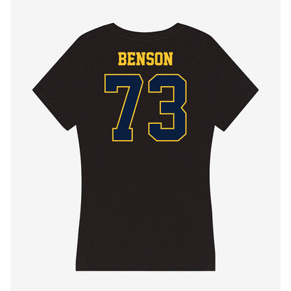 East Tennessee State - NCAA Football : Joshua Benson - Women's V-Neck T-Shirt-1