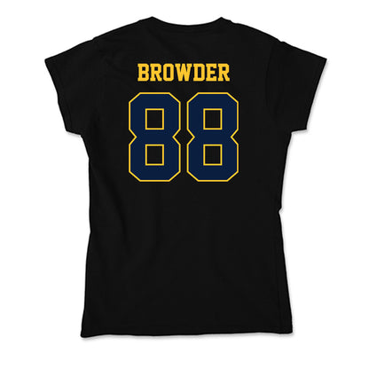 East Tennessee State - NCAA Football : Charlie Browder - Soft Style Women’s T-Shirt-1