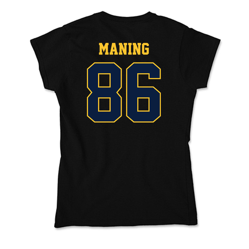 East Tennessee State - NCAA Football : Matthew Maning - Soft Style Women’s T-Shirt-1