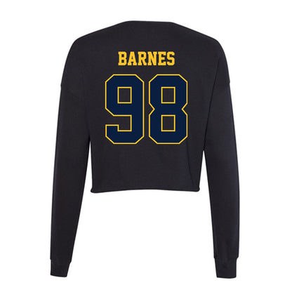 East Tennessee State - NCAA Football : Jai Barnes - Women's Cropped Crew Fleece-1