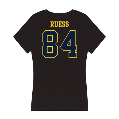 East Tennessee State - NCAA Football : Eric Ruess - Women's V-Neck T-Shirt-1