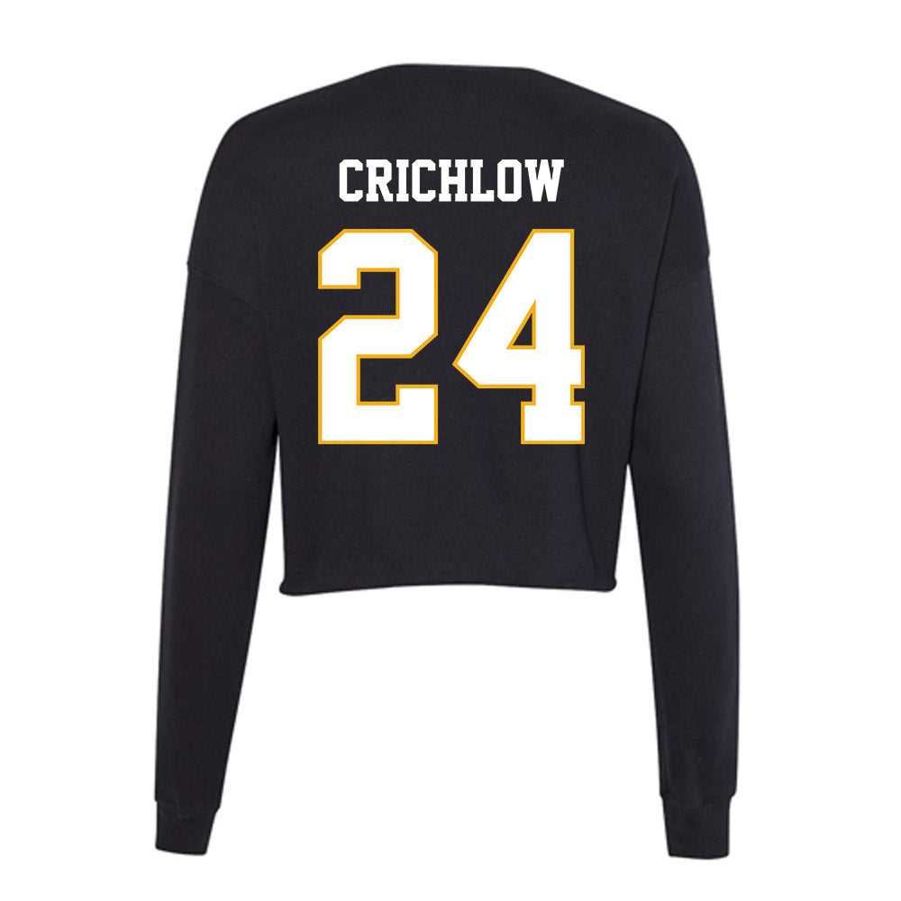 Winthrop - NCAA Men's Soccer : Emory Crichlow - Classic Shersey Women's Cropped Crew Fleece-1