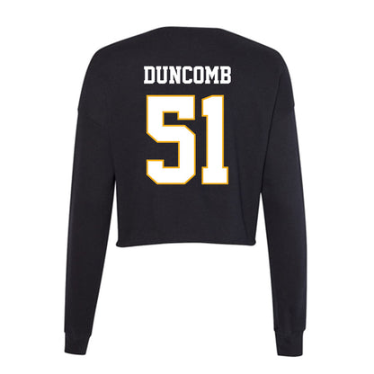 Winthrop - NCAA Men's Basketball : Logan Duncomb - Classic Shersey Women's Cropped Crew Fleece-1