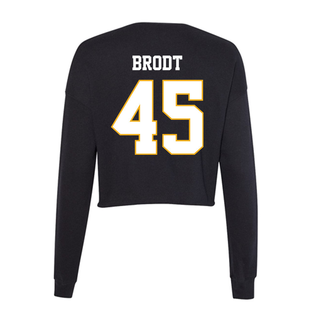 Winthrop - NCAA Baseball : Walker Brodt - Classic Shersey Women's Cropped Crew Fleece-1