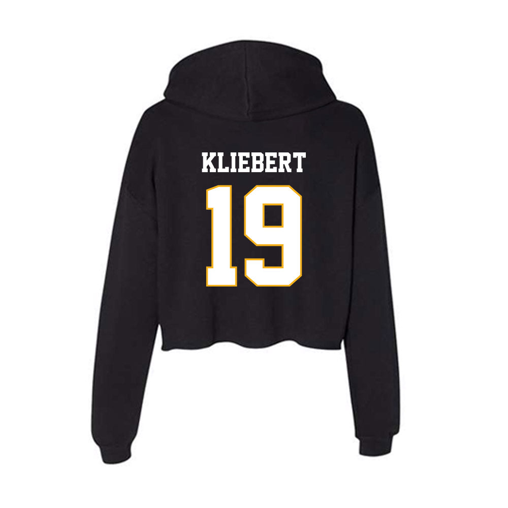 Winthrop - NCAA Men's Soccer : Pierson Kliebert - Classic Shersey Women's Crop Fleece Hoodie-1