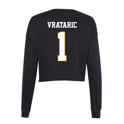 Winthrop - NCAA Women's Soccer : Mia Vrataric - Classic Shersey Women's Cropped Crew Fleece-1