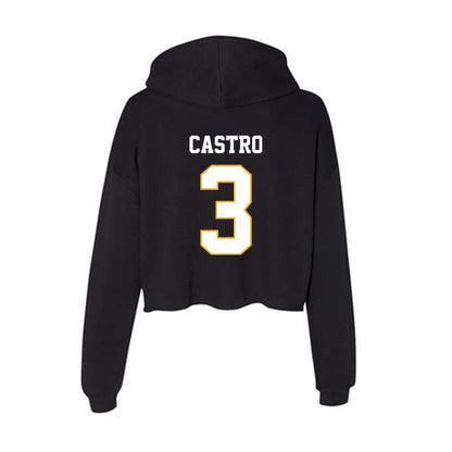 Winthrop - NCAA Men's Soccer : Emidio Castro - Classic Shersey Women's Crop Fleece Hoodie-1