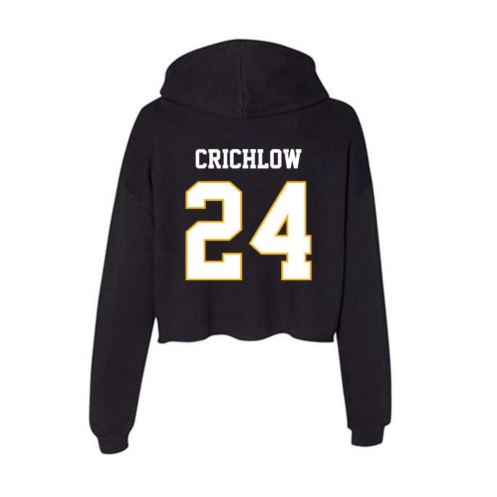 Winthrop - NCAA Men's Soccer : Emory Crichlow - Classic Shersey Women's Crop Fleece Hoodie-1
