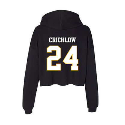 Winthrop - NCAA Men's Soccer : Emory Crichlow - Classic Shersey Women's Crop Fleece Hoodie-1