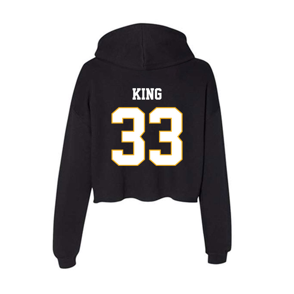 Winthrop - NCAA Softball : Aspen King - Classic Shersey Women's Crop Fleece Hoodie-1