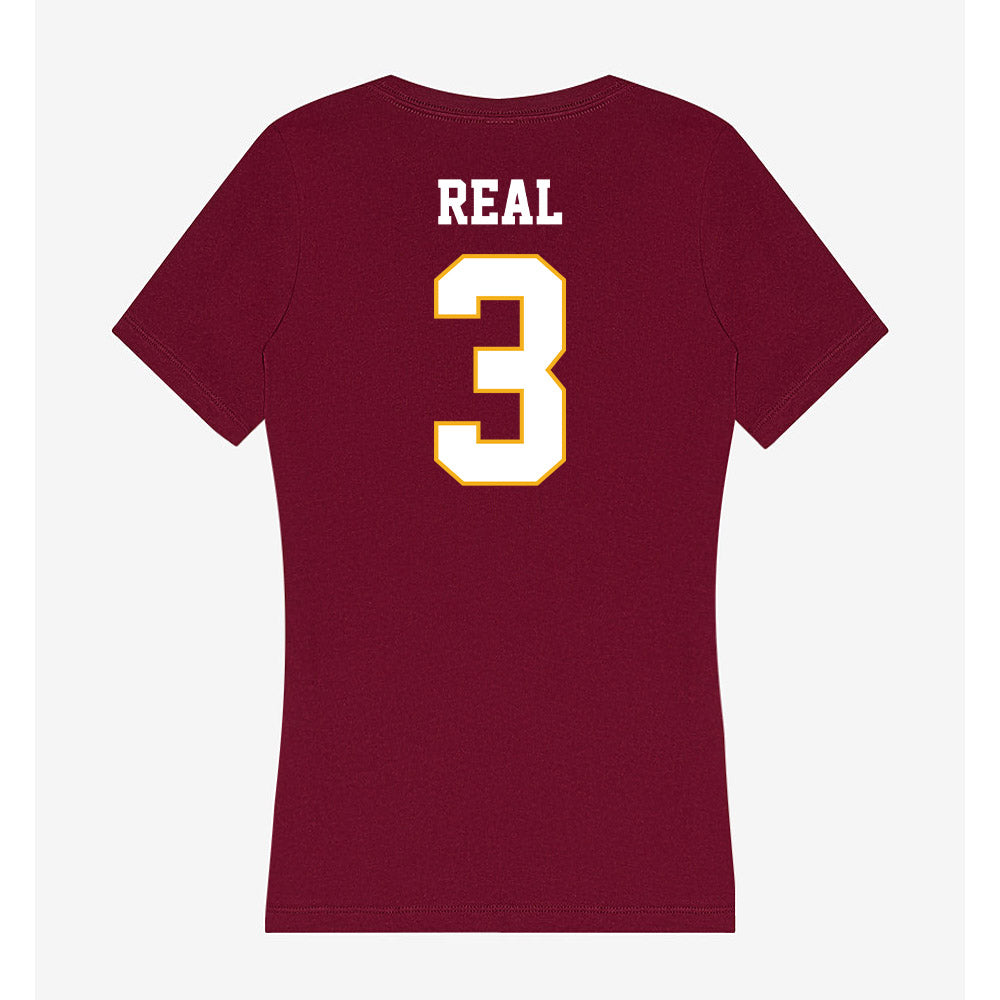 Winthrop - NCAA Women's Soccer : Olivia Real - Classic Shersey Women's V-Neck T-Shirt-1
