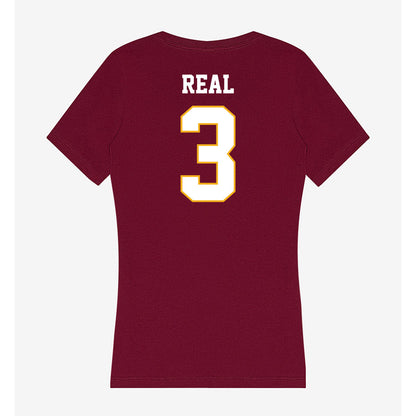 Winthrop - NCAA Women's Soccer : Olivia Real - Classic Shersey Women's V-Neck T-Shirt-1