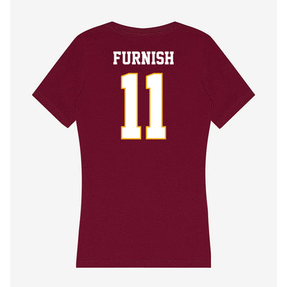 Winthrop - NCAA Baseball : Chance Furnish - Classic Shersey Women's V-Neck T-Shirt-1