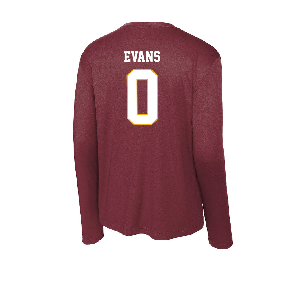 Winthrop - NCAA Men's Basketball : Kaleb Evans - Classic Shersey Activewear Long Sleeve T-Shirt-1