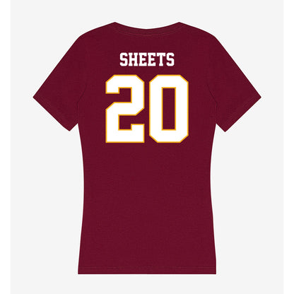 Winthrop - NCAA Women's Soccer : Lindsay Sheets - Classic Shersey Women's V-Neck T-Shirt-1