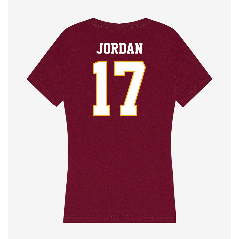 Winthrop - NCAA Softball : Emma Jordan - Classic Shersey Women's V-Neck T-Shirt-1