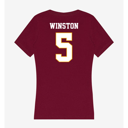 Winthrop - NCAA Women's Soccer : Zaria Winston - Classic Shersey Women's V-Neck T-Shirt-1