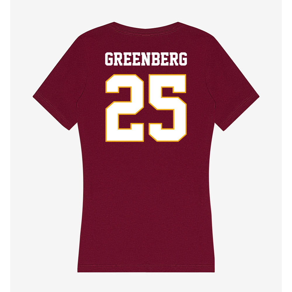 Winthrop - NCAA Baseball : Zach Greenberg - Classic Shersey Women's V-Neck T-Shirt-1