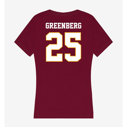 Winthrop - NCAA Baseball : Zach Greenberg - Classic Shersey Women's V-Neck T-Shirt-1