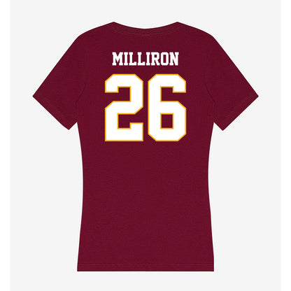 Winthrop - NCAA Women's Soccer : Emma Milliron - Classic Shersey Women's V-Neck T-Shirt-1