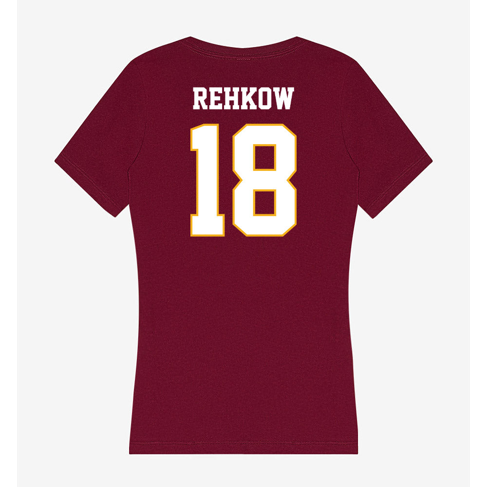 Winthrop - NCAA Baseball : Ben Rehkow - Classic Shersey Women's V-Neck T-Shirt-1