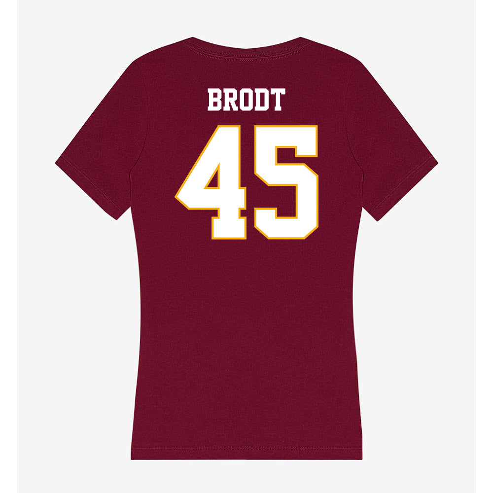 Winthrop - NCAA Baseball : Walker Brodt - Classic Shersey Women's V-Neck T-Shirt-1