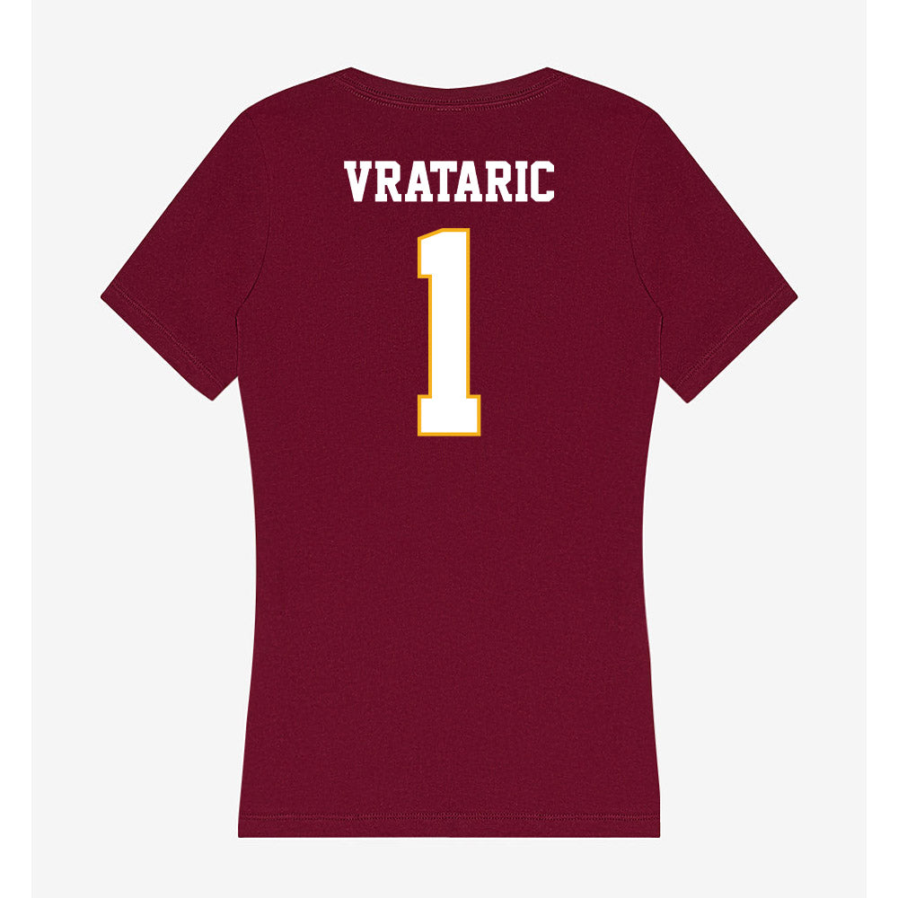 Winthrop - NCAA Women's Soccer : Mia Vrataric - Classic Shersey Women's V-Neck T-Shirt-1