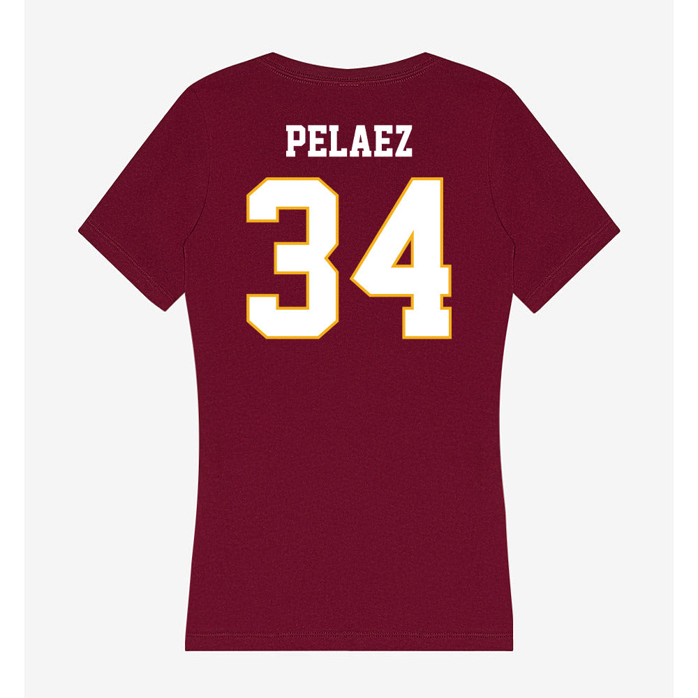 Winthrop - NCAA Women's Basketball : Martina Pelaez - Classic Shersey Women's V-Neck T-Shirt-1