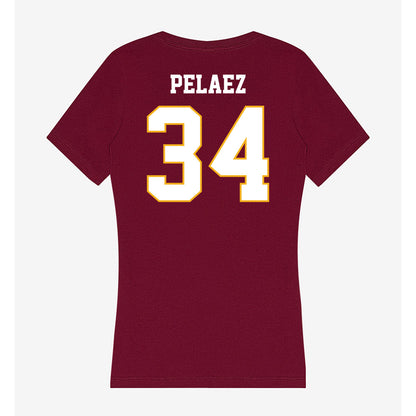 Winthrop - NCAA Women's Basketball : Martina Pelaez - Classic Shersey Women's V-Neck T-Shirt-1