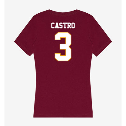 Winthrop - NCAA Men's Soccer : Emidio Castro - Classic Shersey Women's V-Neck T-Shirt-1