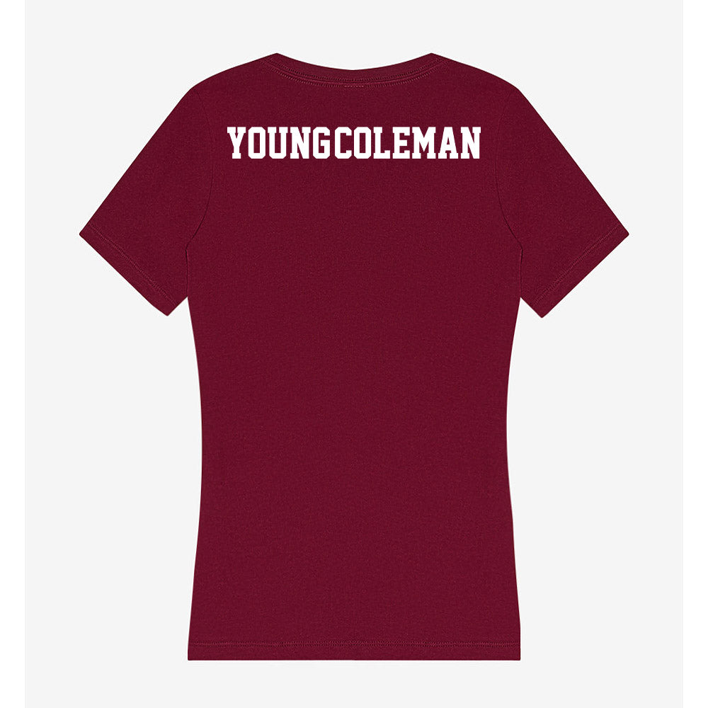 Winthrop - NCAA Women's Track & Field : Katlyn Young-Coleman - Classic Shersey Women's V-Neck T-Shirt-1
