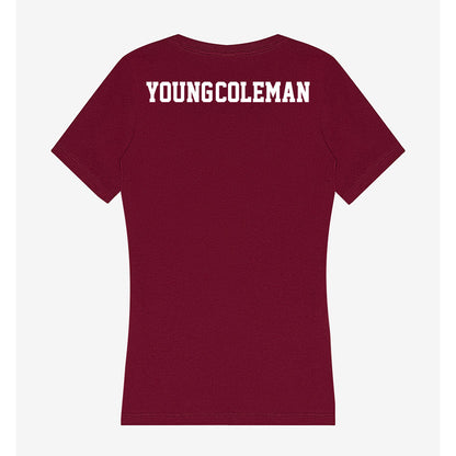 Winthrop - NCAA Women's Track & Field : Katlyn Young-Coleman - Classic Shersey Women's V-Neck T-Shirt-1
