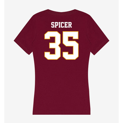 Winthrop - NCAA Women's Lacrosse : Janie Spicer - Classic Shersey Women's V-Neck T-Shirt-1
