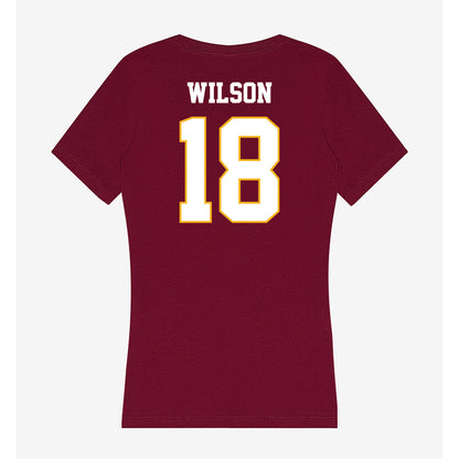Winthrop - NCAA Men's Soccer : Thomas Wilson - Classic Shersey Women's V-Neck T-Shirt-1