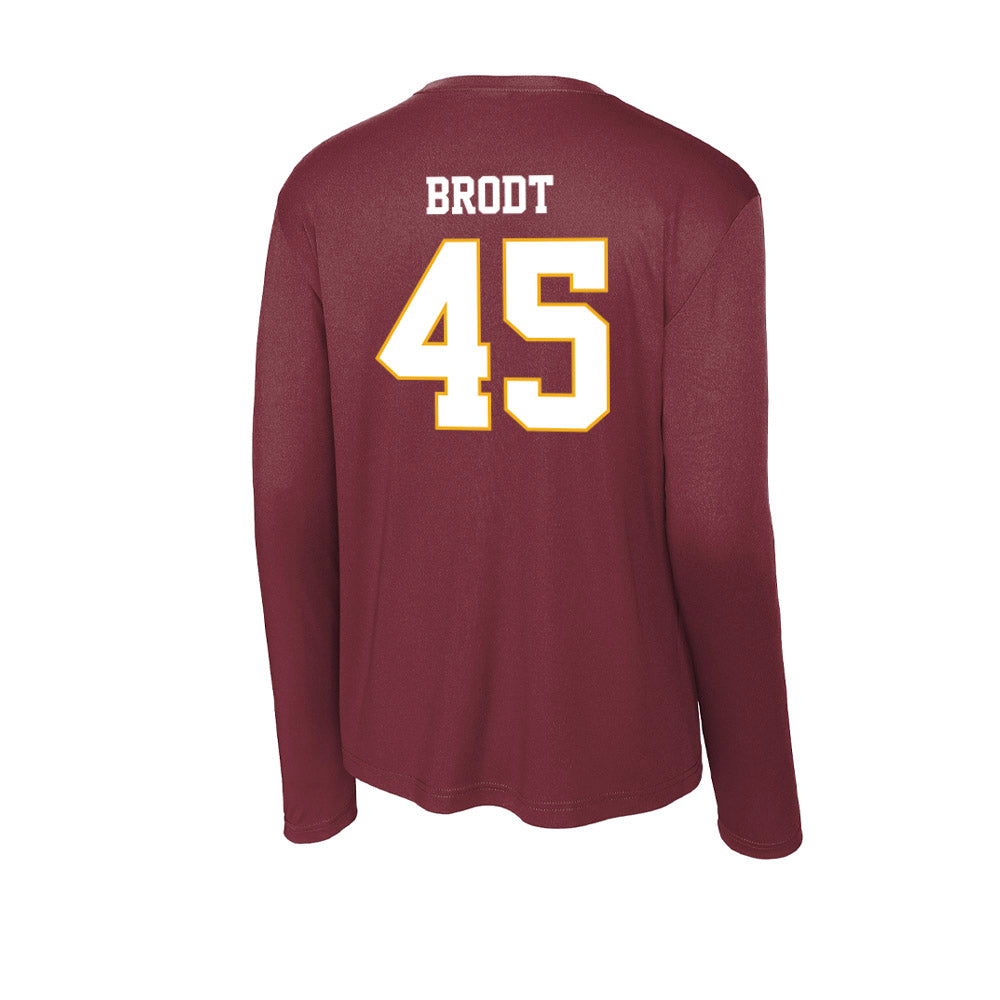Winthrop - NCAA Baseball : Walker Brodt - Classic Shersey Activewear Long Sleeve T-Shirt-1