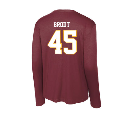 Winthrop - NCAA Baseball : Walker Brodt - Classic Shersey Activewear Long Sleeve T-Shirt-1