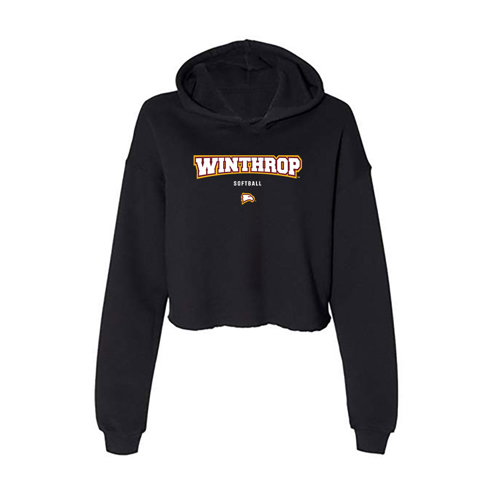 Winthrop - NCAA Softball : Maddie Wiant - Classic Shersey Women's Crop Fleece Hoodie-0