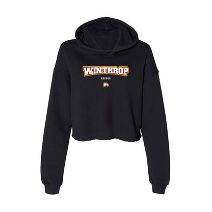 Winthrop - NCAA Men's Soccer : Thomas Wilson - Classic Shersey Women's Crop Fleece Hoodie-0