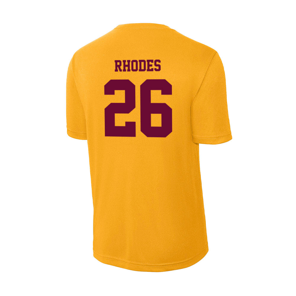Central Michigan - NCAA Football : Cairo Rhodes - Activewear T-Shirt-1