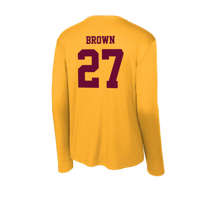 Central Michigan - NCAA Baseball : Jake Brown - Activewear Long Sleeve T-Shirt