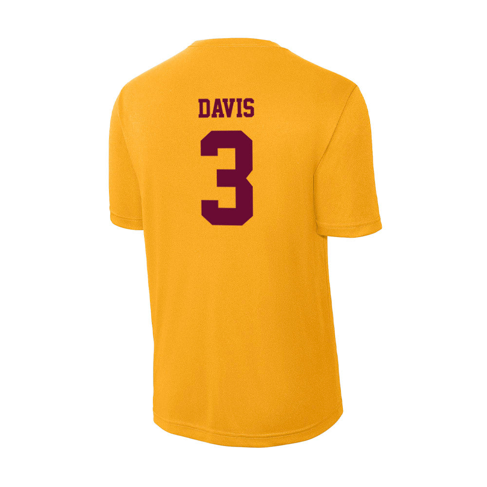 Central Michigan - NCAA Football : Tyson Davis - Activewear T-Shirt-1