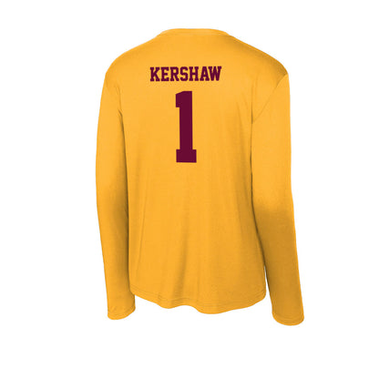 Central Michigan - NCAA Women's Soccer : Jadia Kershaw - Activewear Long Sleeve T-Shirt-1